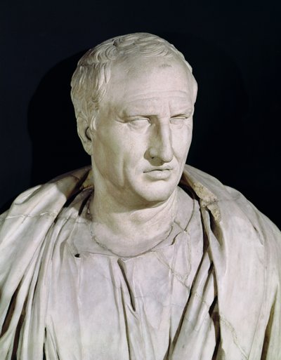 Bust of Marcus Tullius Cicero (detail) by Roman